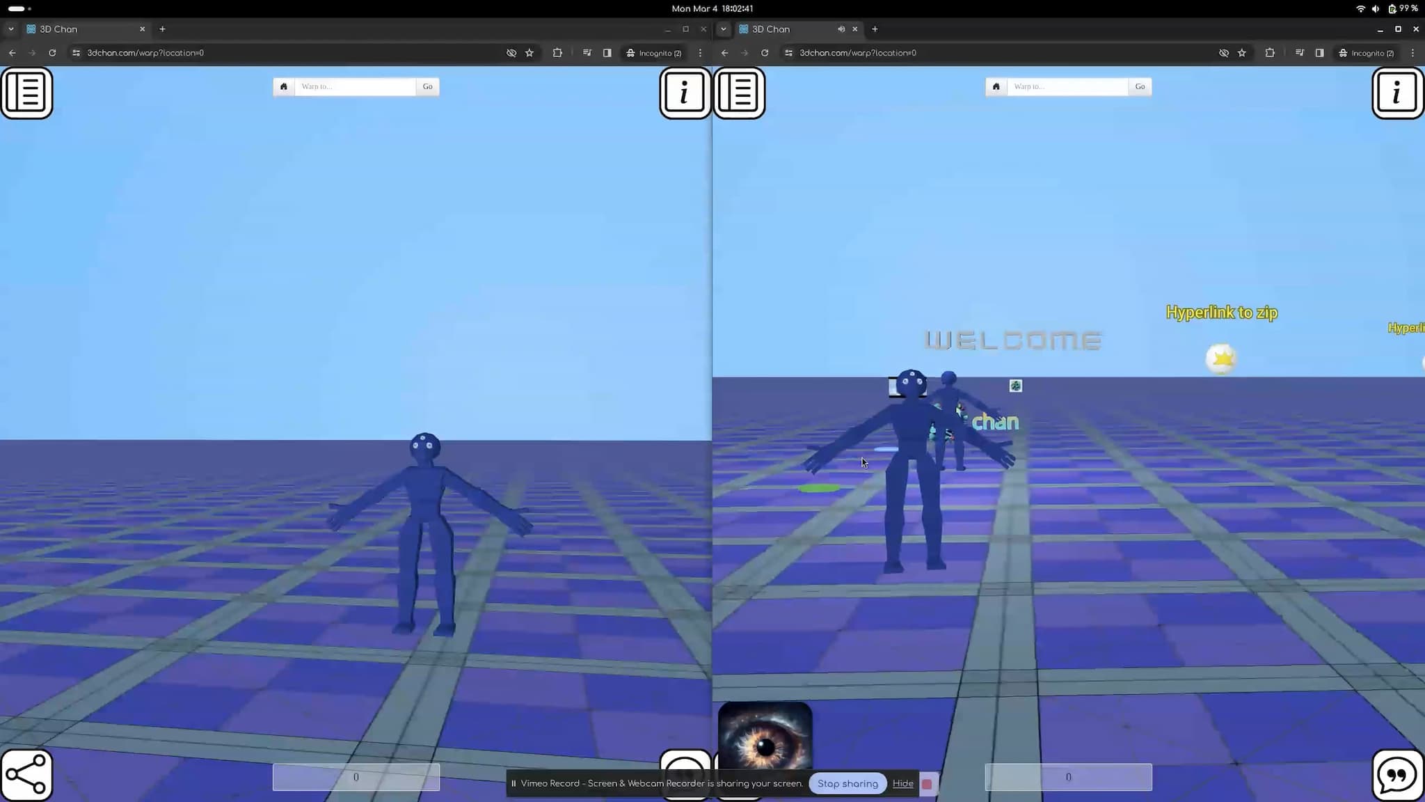 Modal video thumbnail, avatars